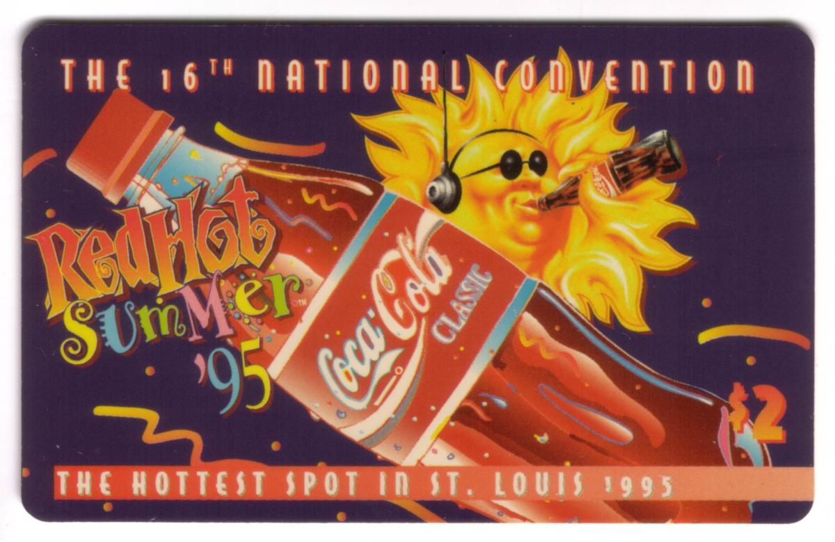 $2. 16th Nat'l Sports Show (St. Louis) Coke 'Red Hot Summer '95'