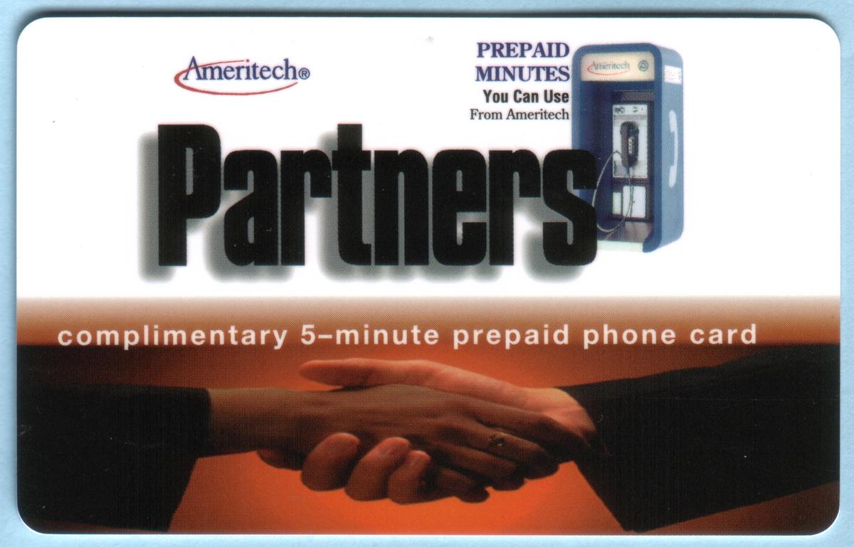 5m Partners Shaking Hands Complimentary w/ Registered Logo & Folder!