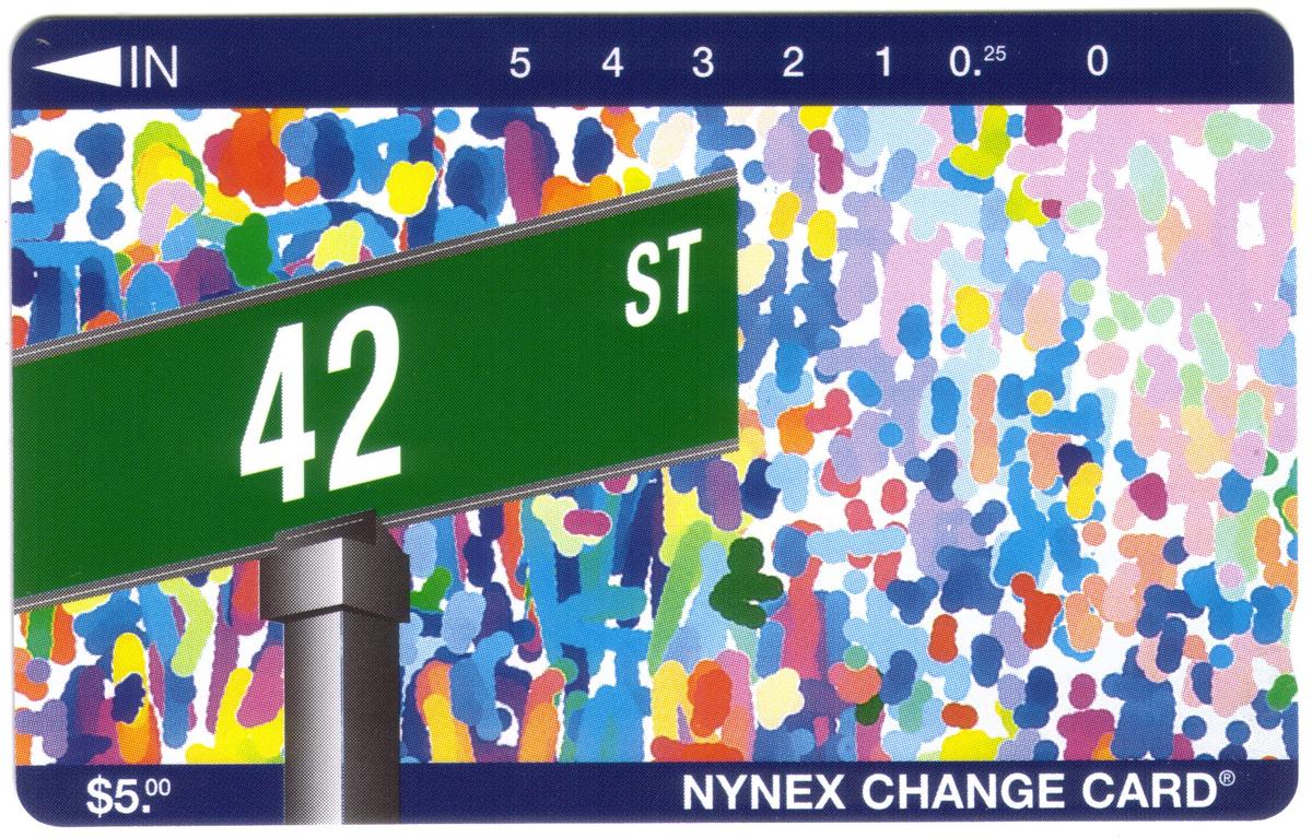 $5. Signs of The Times: 42nd Street: Street Sign in New York