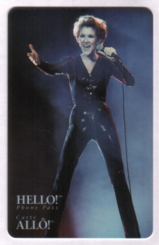 $20. Celine Dion Hello! Live In Concert Picture (Original Envelope)
