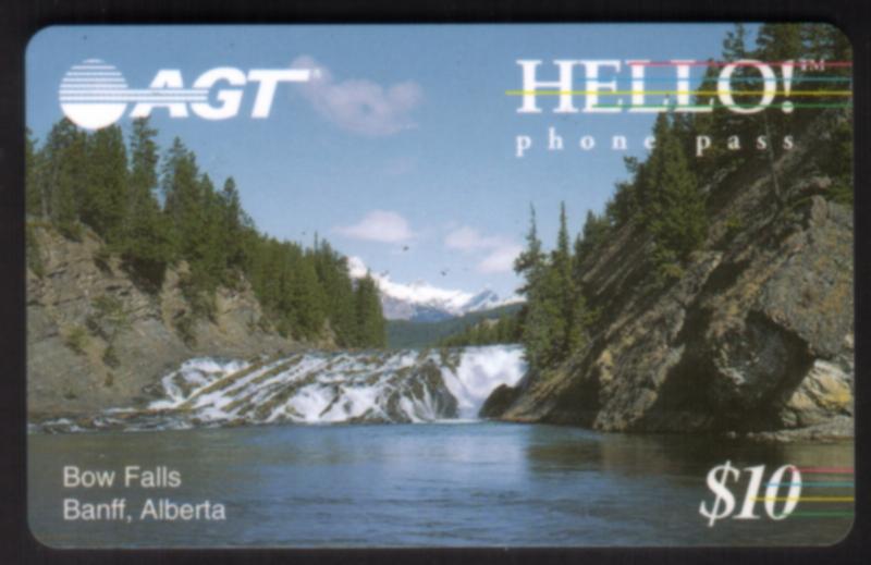 $10. Hello! Bow Falls Banff, Alberta (Remote Memory) SEALED!